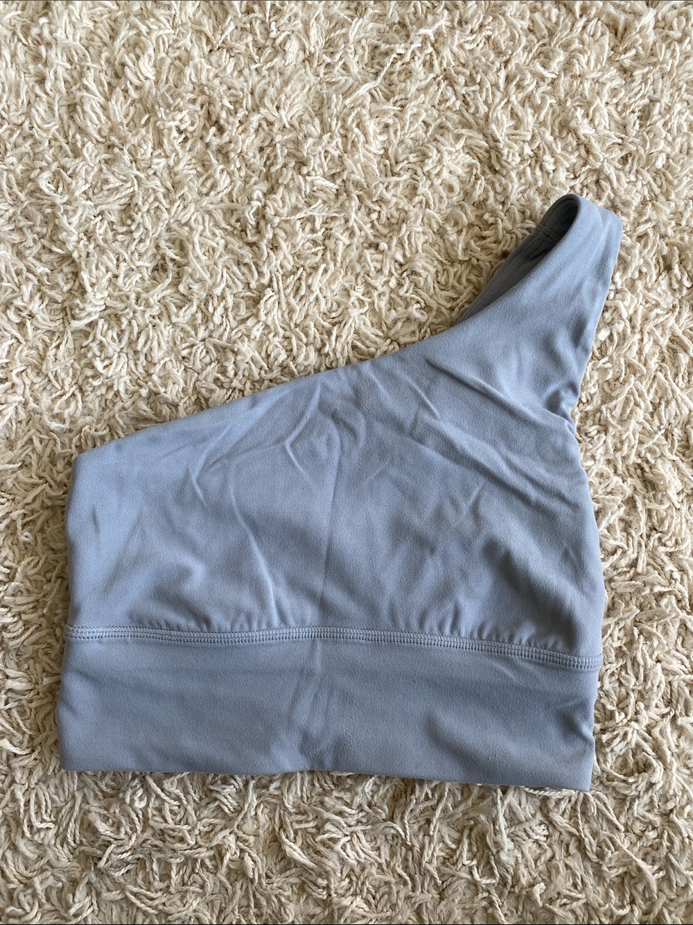 LULULEMON Align One-Shoulder Grey Sports Bra